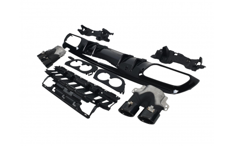 Накладка задняя Mercedes С-class W205 Sedan 2019-2021