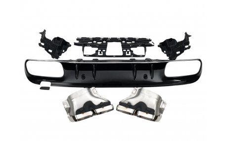 Накладка задняя Mercedes С-class W205 Sedan 2019-2021