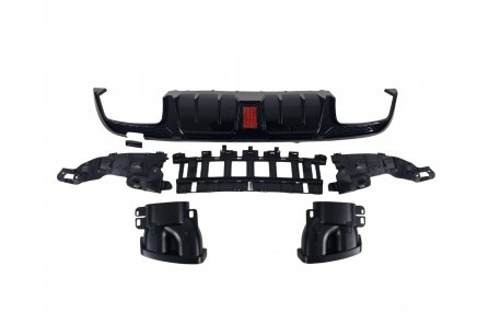 Накладка задняя Mercedes C-class W205 Sedan 2014-2019