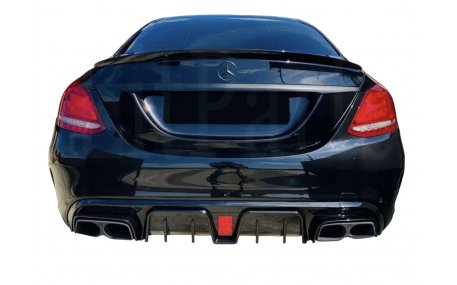 Накладка задняя Mercedes C-class W205 Sedan 2014-2019