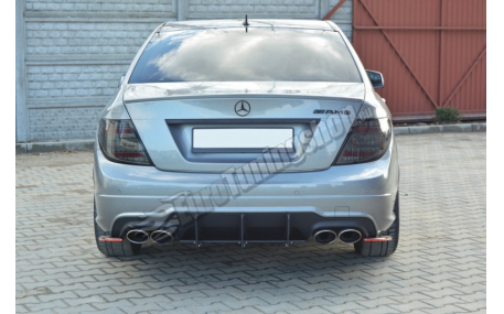 Накладка задняя Mercedes C-class W204 2011-2015