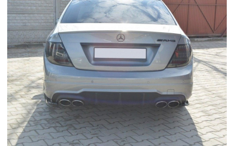 Накладка задняя Mercedes C-class W204 2011-2015
