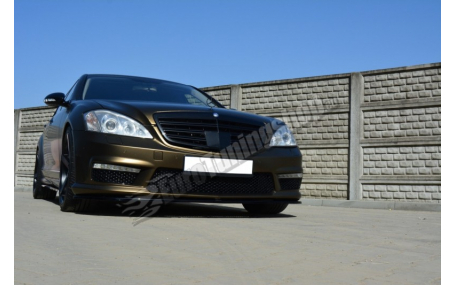 Накладка передняя Mercedes S-class W221 2009-2012
