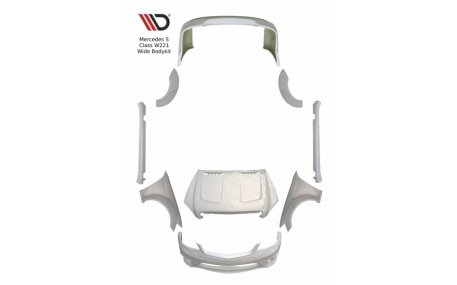 Комплект обвеса Mercedes S-class W221