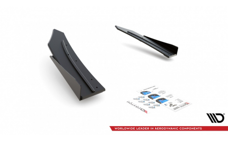 Накладка задняя Mercedes C-class W205 Coupe 2014-2019