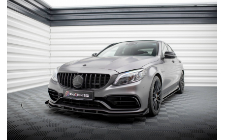 Накладка передняя Mercedes C-class W205 2019-2021