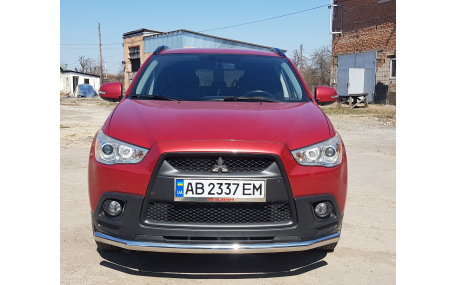 Защита передняя Mitsubishi Outlander