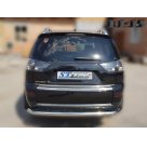 Защита задняя Mitsubishi Outlander