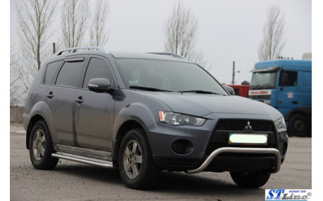 Защита передняя Mitsubishi Outlander XL