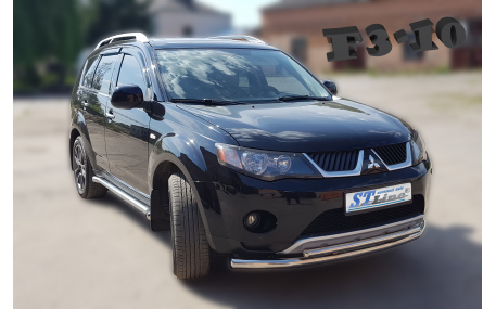 Защита передняя Mitsubishi Outlander