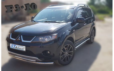 Защита передняя Mitsubishi Outlander