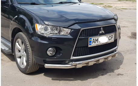 Защита передняя Mitsubishi Outlander