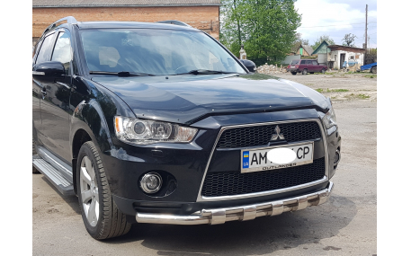 Защита передняя Mitsubishi Outlander