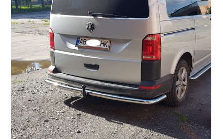 Защита задняя Mitsubishi Outlander