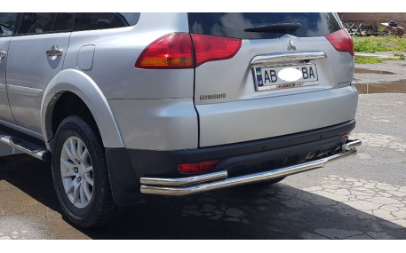 Защита задняя Mitsubishi Outlander