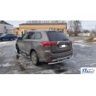 Защита задняя Mitsubishi Outlander