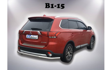 Защита задняя Mitsubishi Outlander