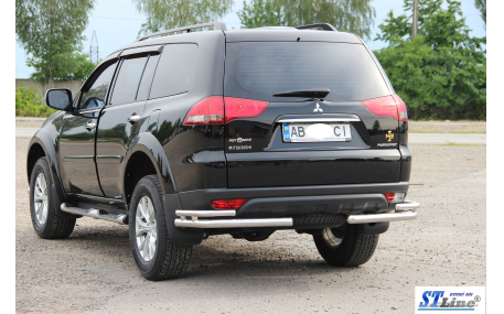 Защита задняя Mitsubishi Pajero Sport