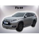 Защита передняя Mitsubishi Pajero Wagon 4