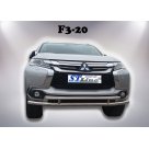 Защита передняя Mitsubishi Pajero Wagon 3