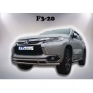 Защита передняя Mitsubishi Pajero Wagon 3