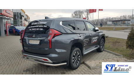 Защита задняя Nissan Patrol Y61