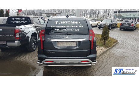 Защита задняя Mitsubishi Pajero Sport