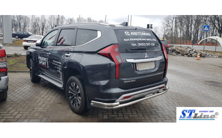 Защита задняя Mitsubishi Pajero Sport