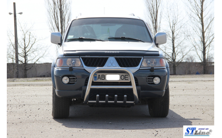 Защита передняя Mitsubishi Pajero Sport