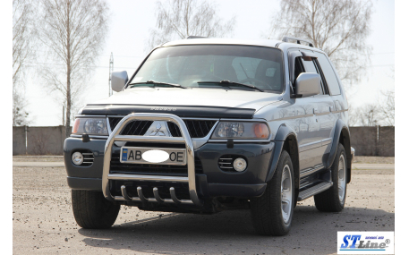 Защита передняя Mitsubishi Pajero Sport