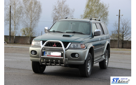 Защита передняя Mitsubishi Pajero Sport