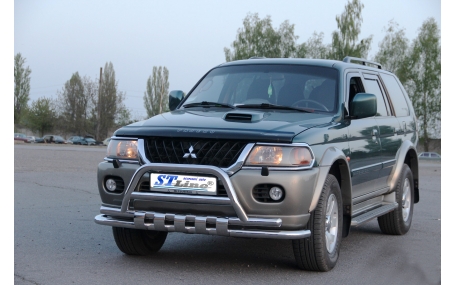 Защита передняя Mitsubishi Pajero Sport