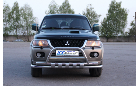 Защита передняя Mitsubishi Pajero Sport