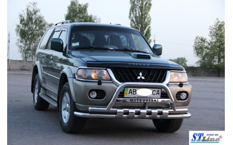 Защита передняя Mitsubishi Pajero Sport