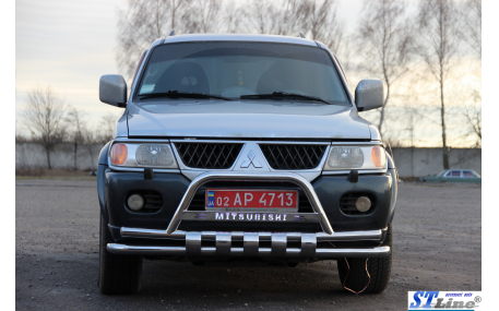 Защита передняя Mitsubishi Pajero Sport