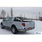 Защита задняя Mitsubishi L200