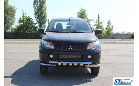 Защита передняя Mitsubishi Outlander