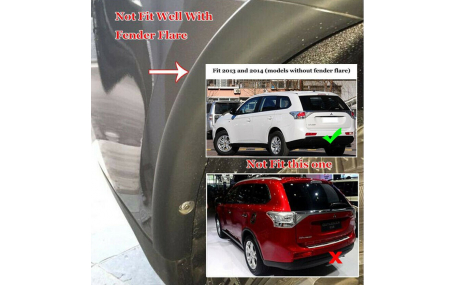 Брызговики Mitsubishi Outlander