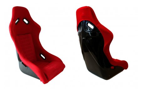Сиденья MONZA EVO Welur Red
