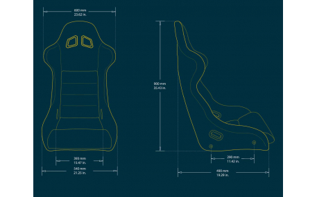 Сиденья Bimarco Cobra Red