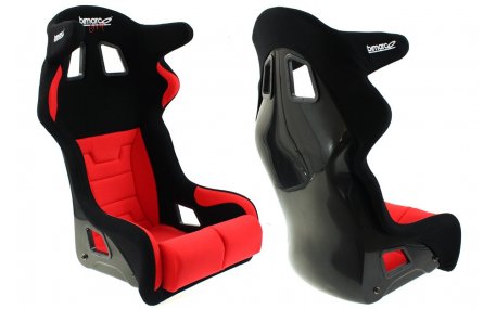 Сиденья Bimarco Grip Black/Red HANS FIA