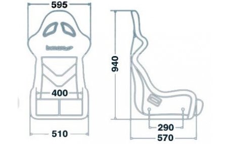 Сиденья Bimarco Futura Blue FIA