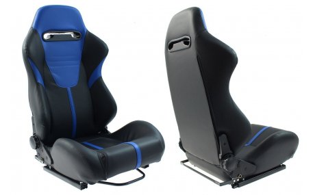 Сиденья MONZA R-LOOK II Black/Blue