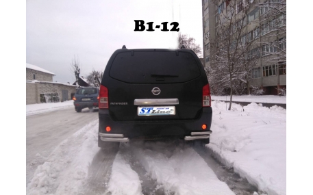 Защита задняя Nissan Pathfinder