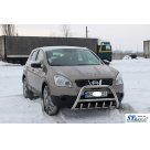 Защита передняя Nissan Qashqai J10