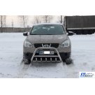 Защита передняя Nissan Qashqai J10