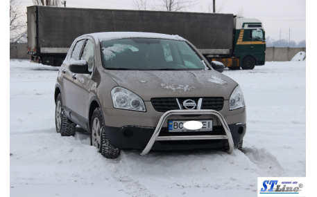 Защита передняя Nissan Qashqai J10