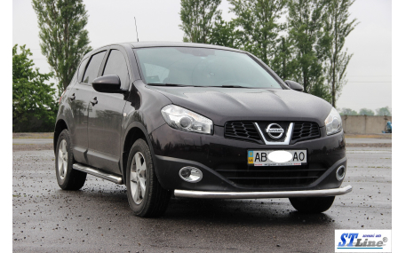 Защита передняя Nissan Qashqai J10
