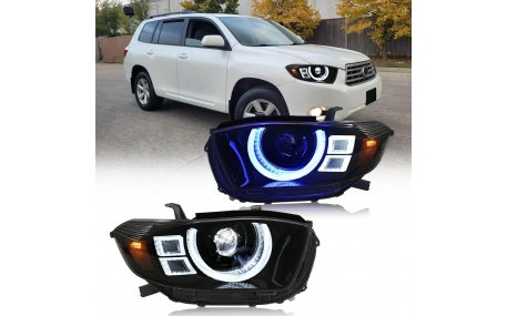 Фары передние Toyota Highlander 2007-2010