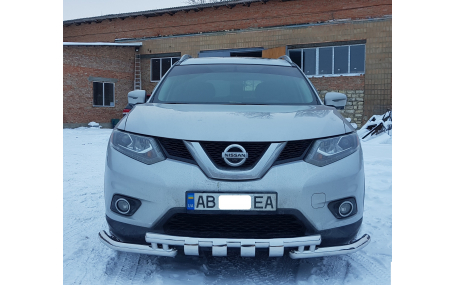 Защита передняя Nissan Qashqai J10